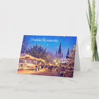 Happy Christmas German Christmas Card