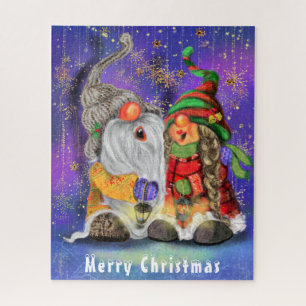 Happy Christmas Gnomes Puzzle