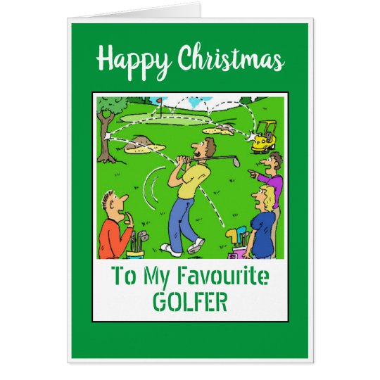 Happy Christmas Golfer