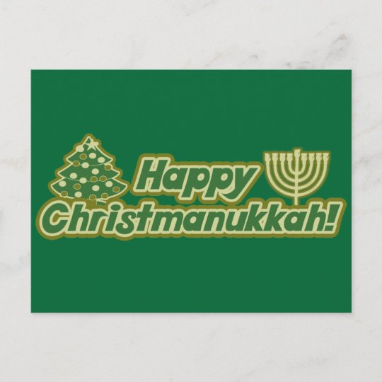 Happy Christmas hanukkah Kwanzaa Holiday Postcard | Zazzle.com