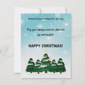 Happy Christmas Holiday Card