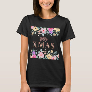Happy Christmas Holiday Elegant T-Shirt