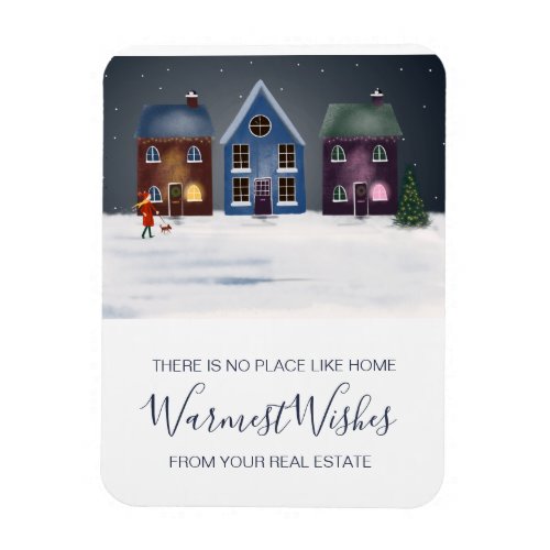 Happy Christmas house anniversary  Card Magnet