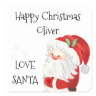Happy Christmas Kids Name Love Santa
