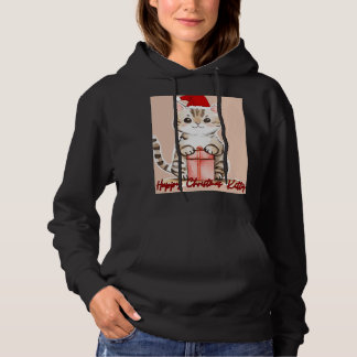 Happy Christmas Kitty  Hoodie