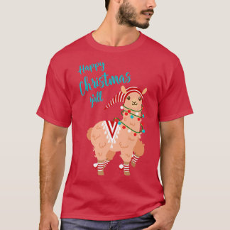 Happy Christmas Llama T-Shirt