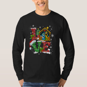 Happy Christmas Love Nativity Laurie Furnell XMas  T-Shirt
