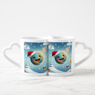 Happy Christmas Lover's Mugs