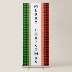 Happy Christmas Merry Xmas Sweater Festive Holiday Retractable Banner
