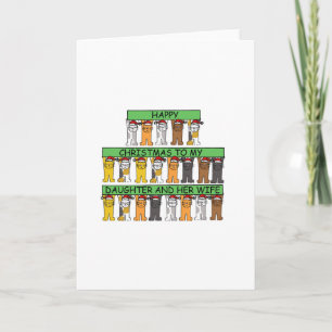 Happy Christmas My Daughter and her Wife. Holiday Card