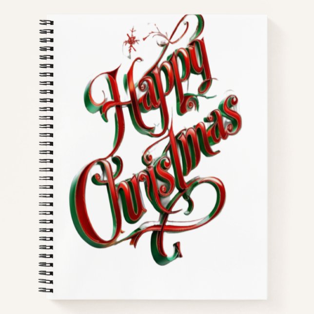Happy Christmas  Notebook (Front)