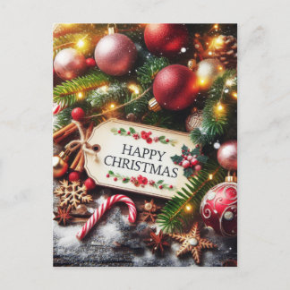 Happy Christmas Postcard
