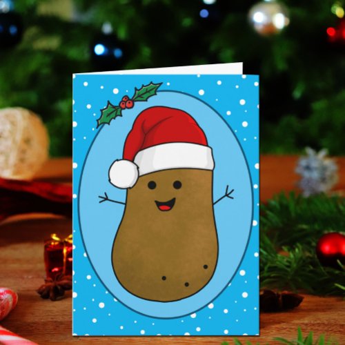 Happy Christmas Potato  Card