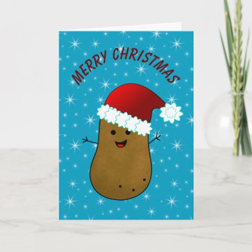 Happy Christmas Potato Holiday Card