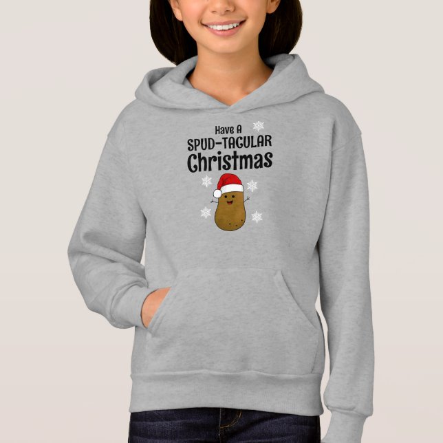 Happy Christmas Potato  Hoodie (Front)