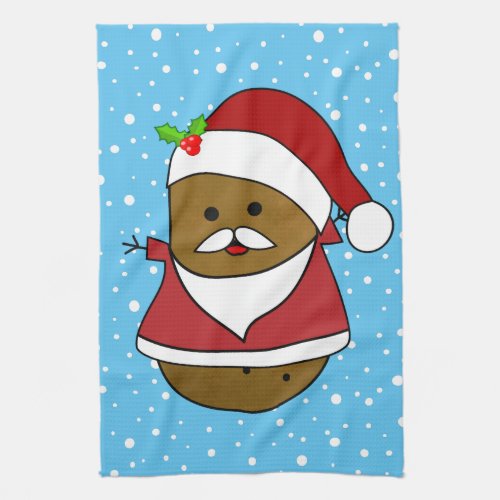 Happy Christmas Potato Kitchen Towel