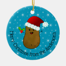 Happy Christmas Potato Personalized