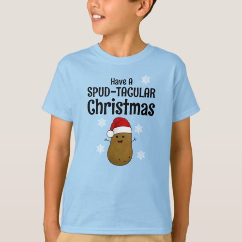 Happy Christmas Potato  T_Shirt