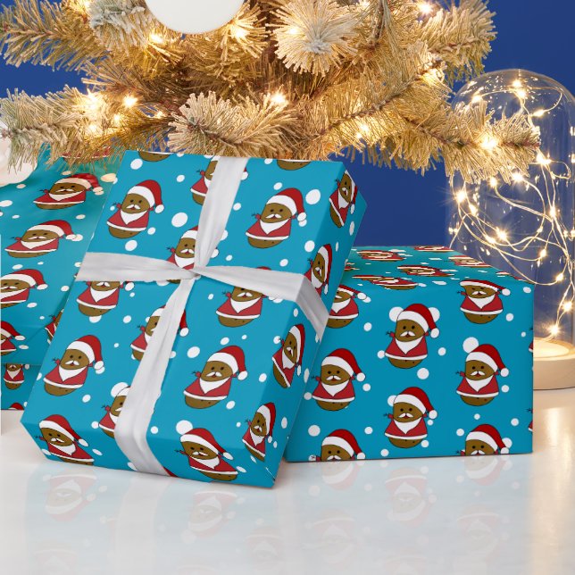 Happy Christmas Potato Wrapping Paper (Holidays)
