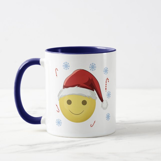 Happy Christmas-Smiley Mug (Left)