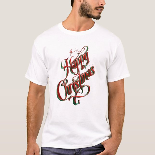 Happy Christmas  T-Shirt (Front)