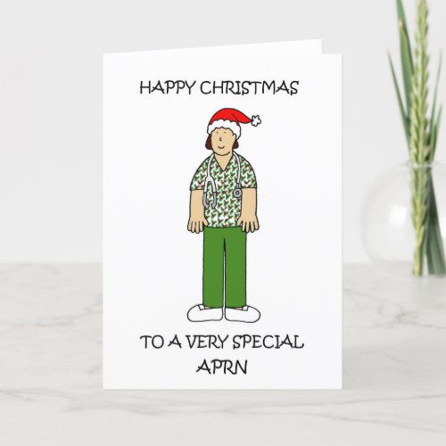 Happy Christmas to APRN for Female Holiday Card