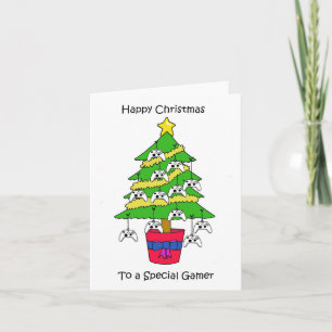 Happy Christmas to Gamer Card