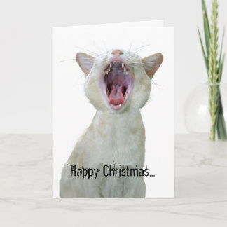 Happy Christmas to mew! Holiday Card