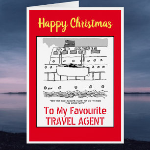 Happy Christmas Travel Agent Cards