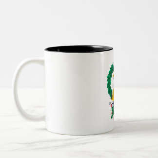 happy christmas Two-Tone coffee mug