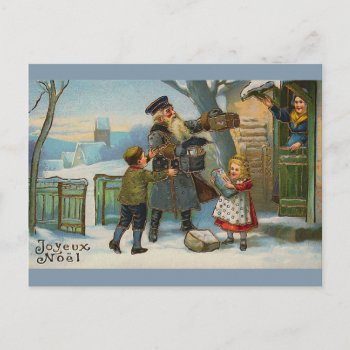 "happy Christmas Vintage Christmas Card" Holiday Postcard by PrimeVintage at Zazzle