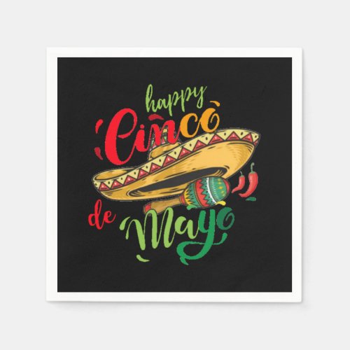 Happy Cinco de Mayo Cinco de Mayo Party Napkins