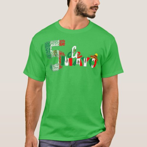 Happy Cinco De Mayo Cool Mexican Hat 5 De Mayo  T_Shirt