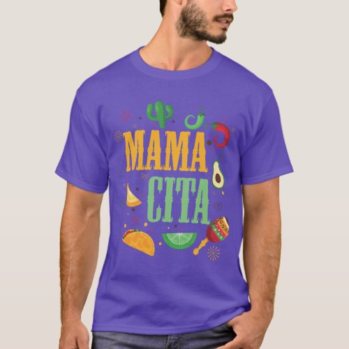 Happy Cinco De Mayo Cute Womens Mamacita Mexican F T_Shirt
