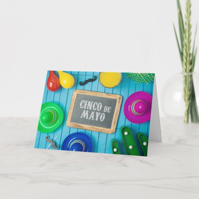 Happy Cinco De Mayo Day Cinco De Mayo Day Cinco De Card (Front)