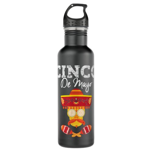 Happy Cinco De Mayo Day May 5th  Stainless Steel Water Bottle