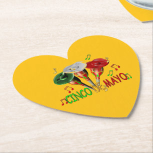 Happy Cinco de Mayo Paper Coaster