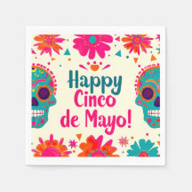 Happy Cinco de Mayo! Paper Napkin