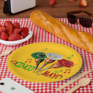 Happy Cinco de Mayo Paper Plates