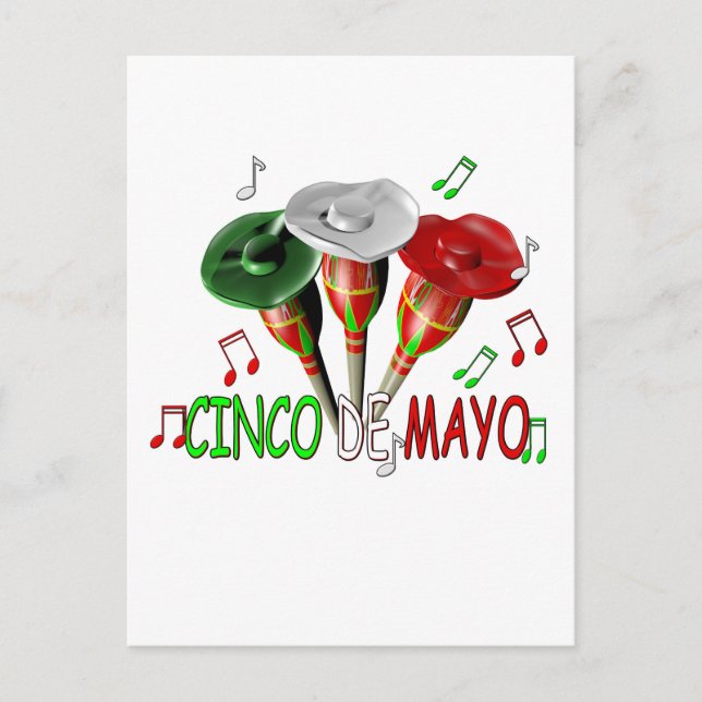 Happy Cinco de Mayo Postcard (Front)