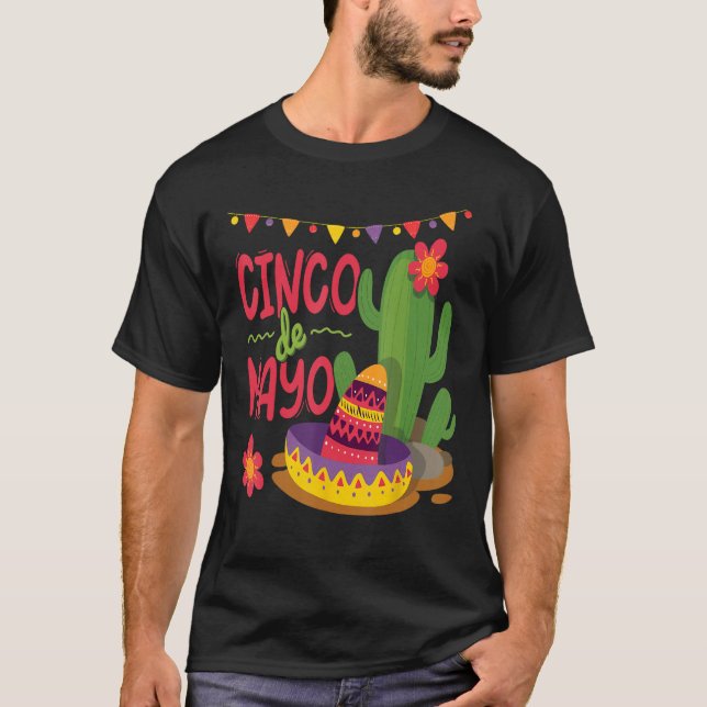 Happy Cinco De Mayo Viva Mexico 5 De Mayo 2 T-Shirt (Front)