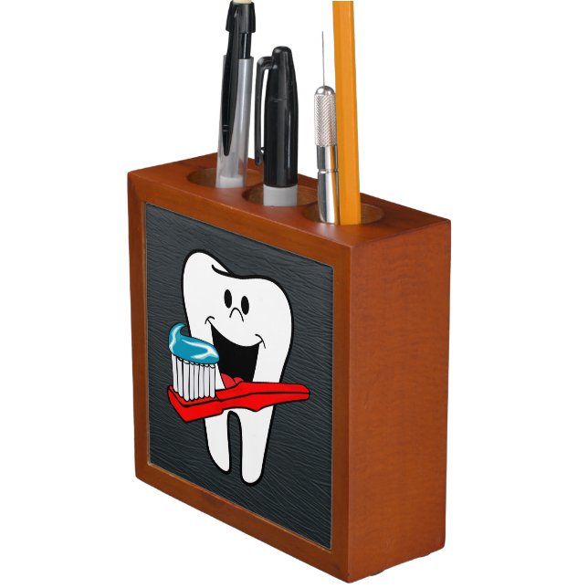 Happy clean tooth Pencil/Pen holder (In Situ)