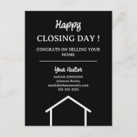 Happy Closing Day Home Seller Real Estate