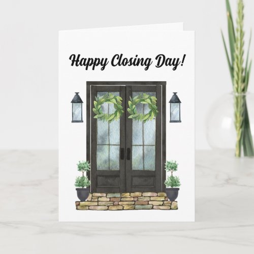 Happy Closing Day New Home Thank You Card