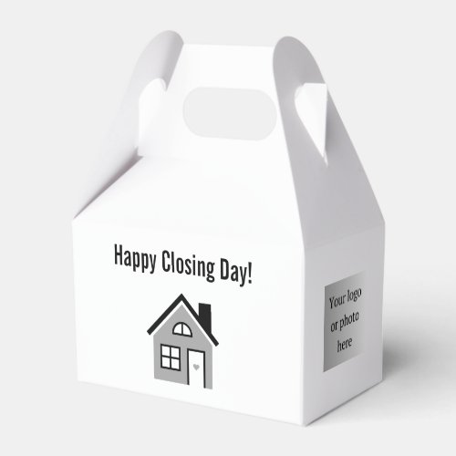 Happy Closing Day Real Estate Favor Boxes