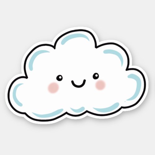 Happy Cloud  Sticker