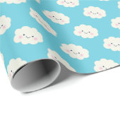 Happy Clouds Wrapping Paper (Roll Corner)