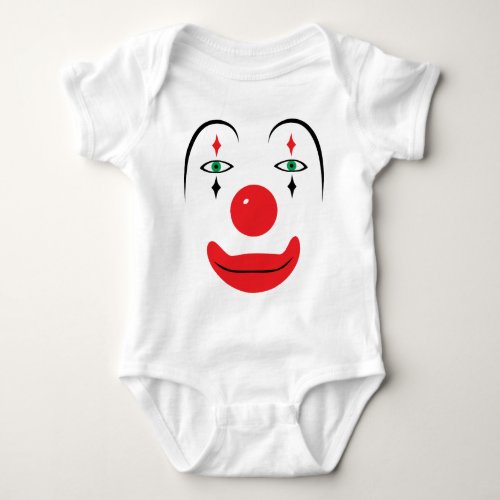 Happy Clown Face Baby Bodysuit