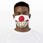Happy Clown Face Nose Mask (Worn)