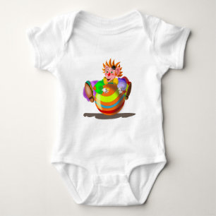 Happy Clown Funny Baby Bodysuit